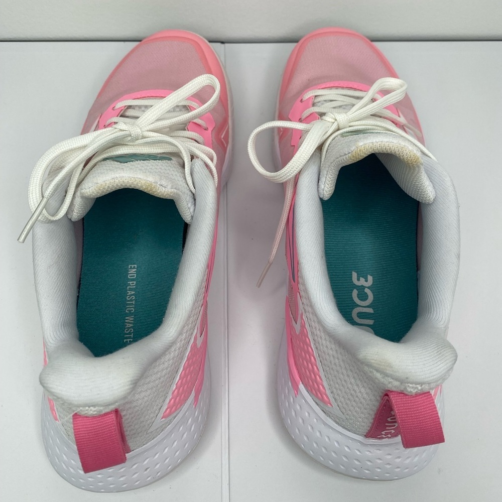Adidas Defiant Speed Pink and White Athletic Shoes for Performance - Picture 3 of 6